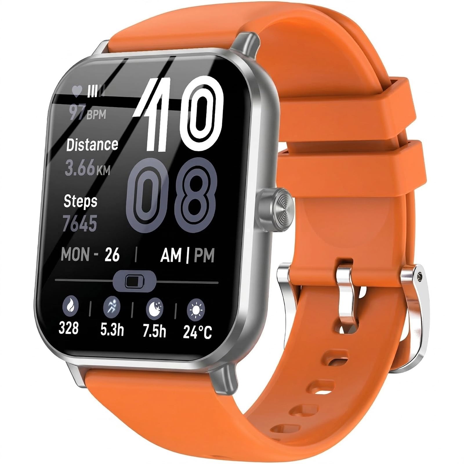 for Men , 1.83″ HD Touch Screen with Bluetooth , 5 ATM Waterproof, 130+ Sport…