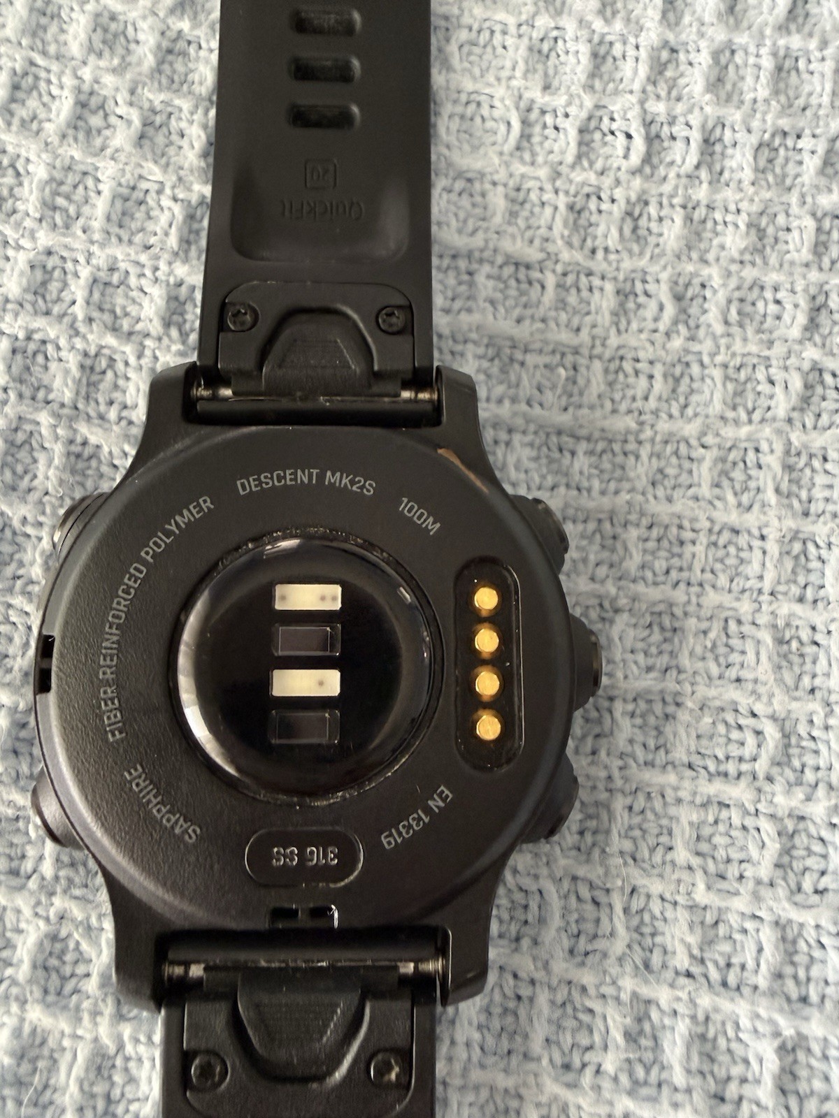 Garmin Descent MK2S Black 52mm Silicone Band 32GB Heart Rate Smartwatch