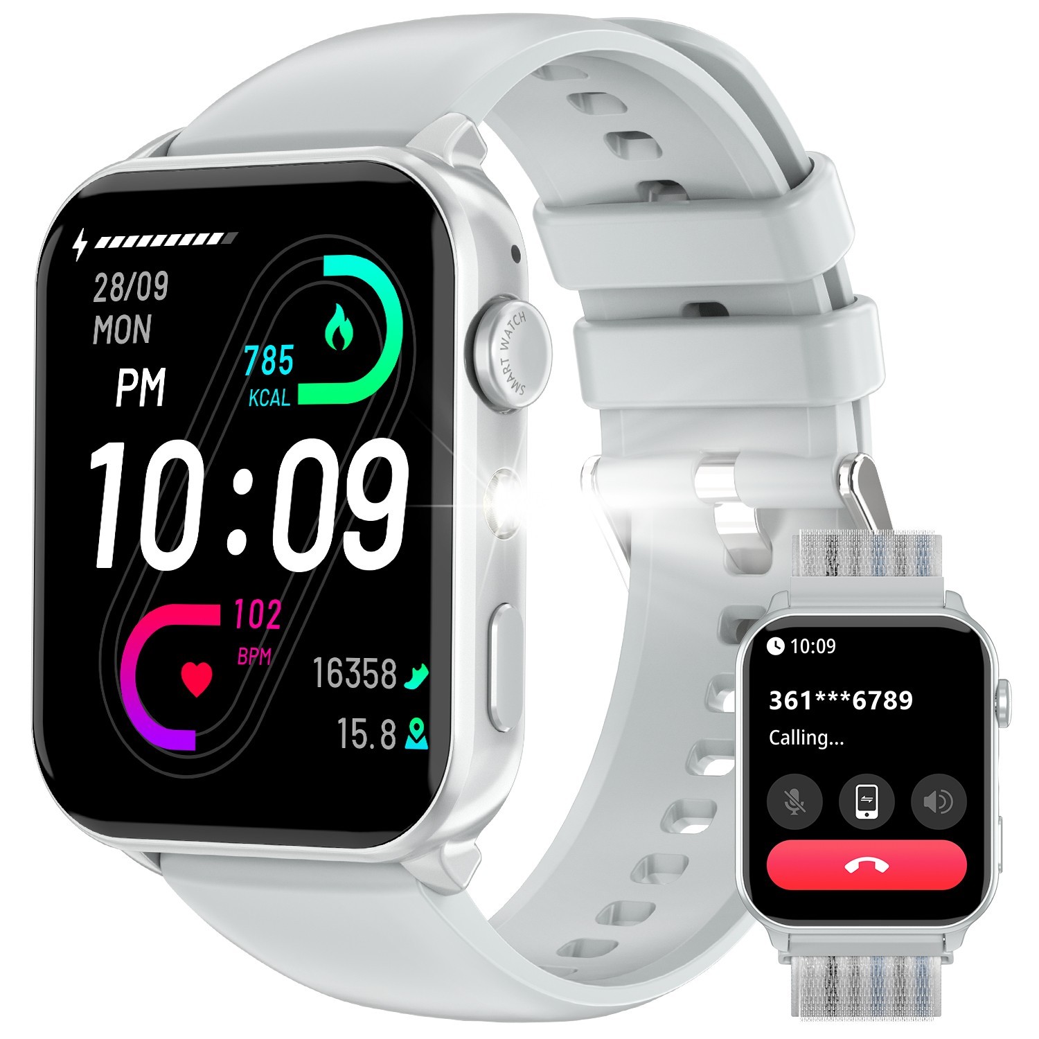 Smart Watch Heart Rate Blood Pressure Fitness Tracker for Men Women Android IOS