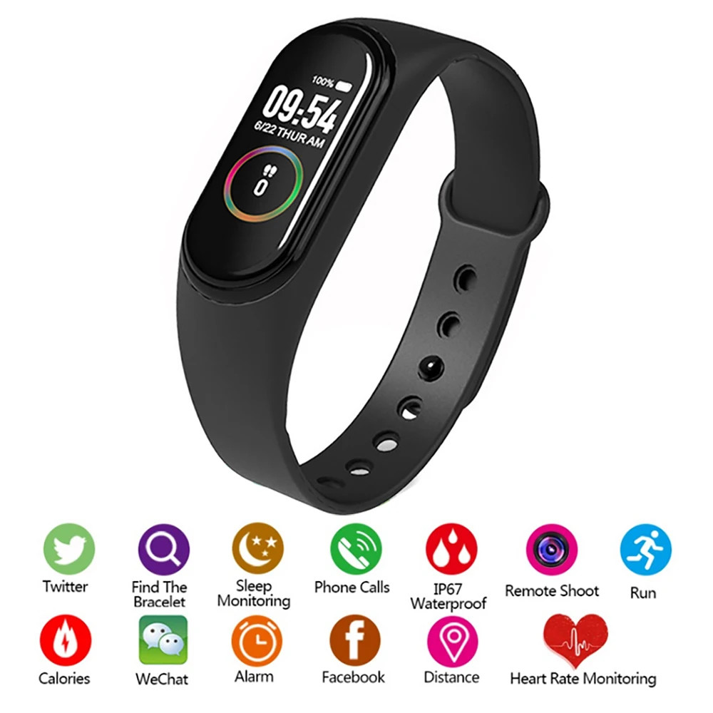 NEW Digital Smartwatch Waterproof Bluetooth-Compatible Watch Blood Pressure Hear