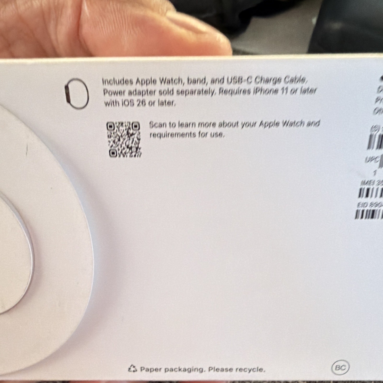 Apple Watch Series 11 Cellular 42mm Rose Gold Aluminum Beige Band 32GB