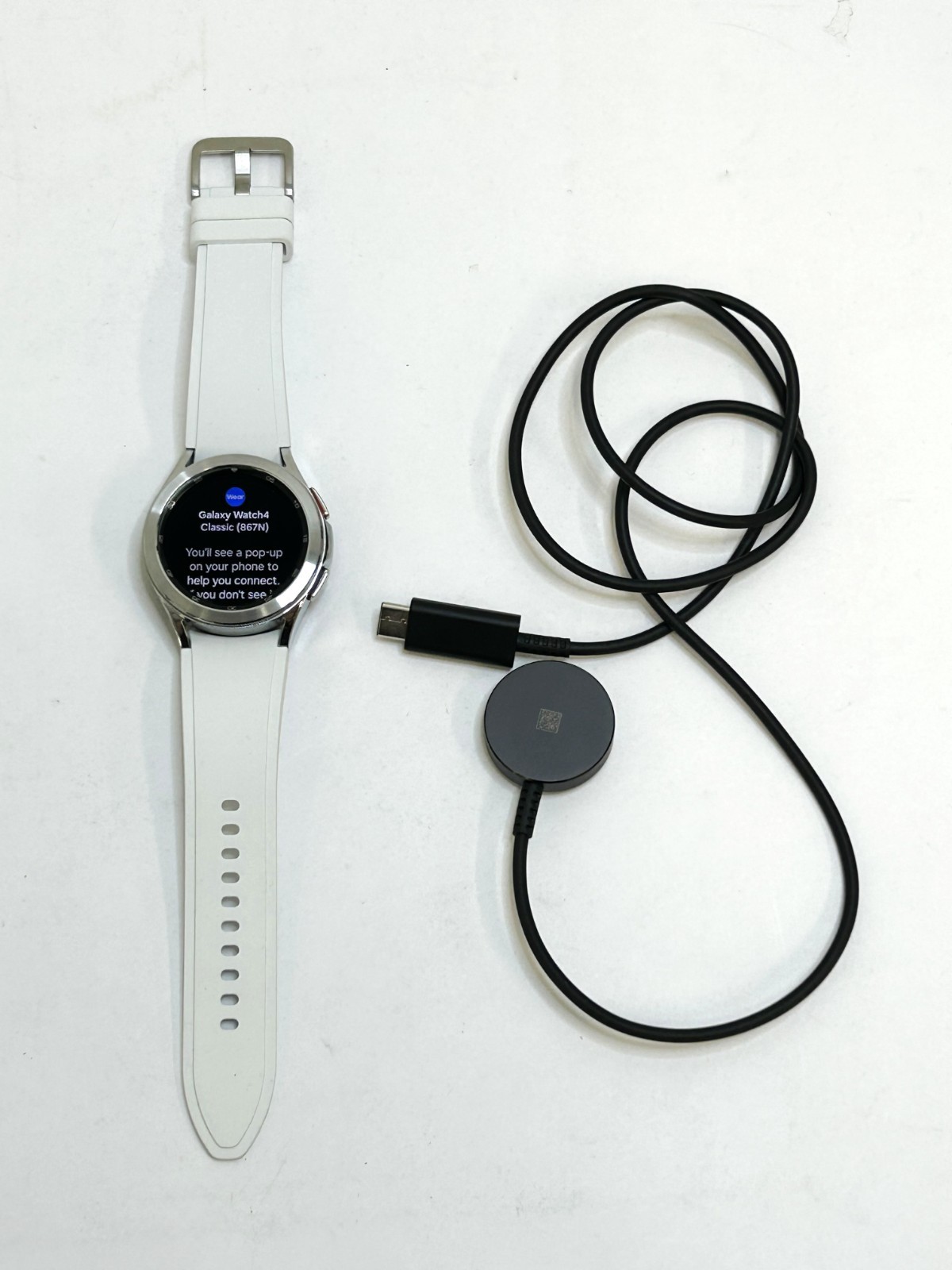 Samsung Galaxy Watch4 Classic SM-R880 42mm Stainless Steel Case Ridge-Sport Band
