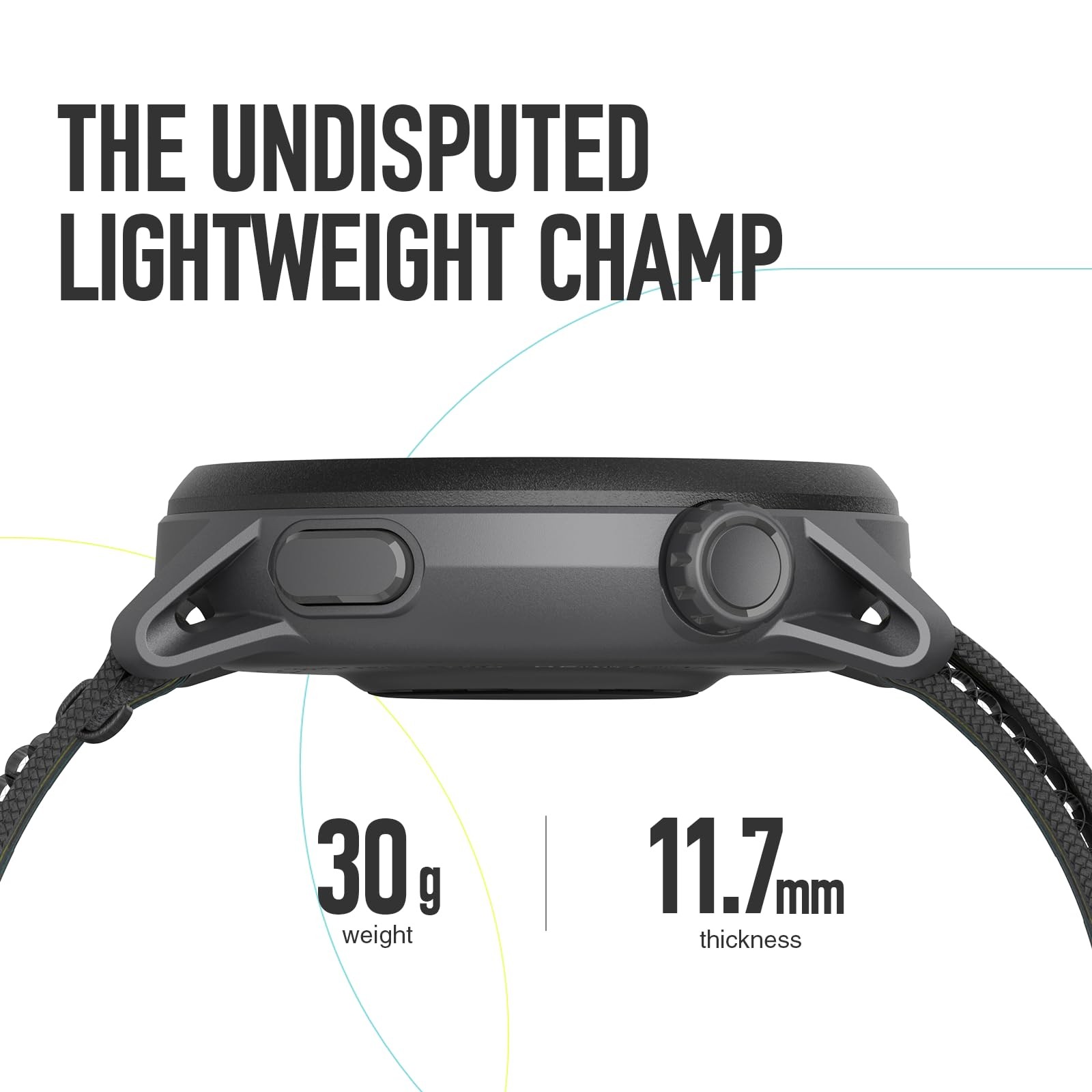PACE 3 Sport Watch GPS, Lightweight and Comfort, 17 Days Battery Life, Dual-Freq