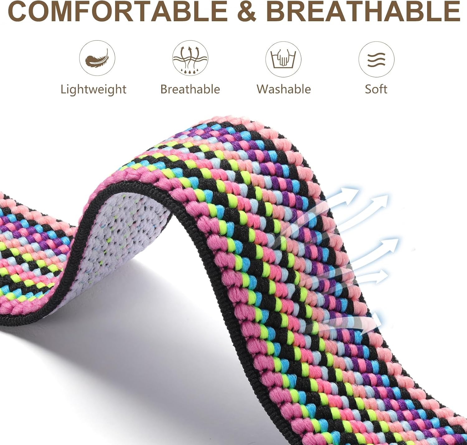 5 Pack Elastic Fabric Bands for Apple Watch 38mm 40mm 41mm 42mm 44mm Women