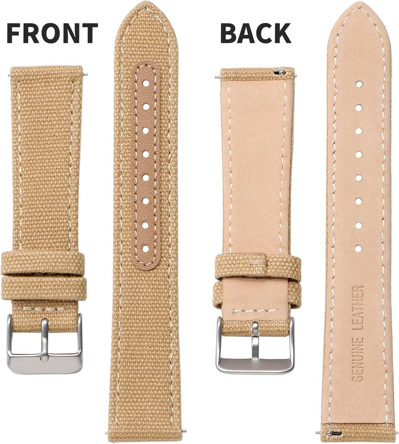 Strap Only For Military Watch 20mm/22mm Canvas Quick Release