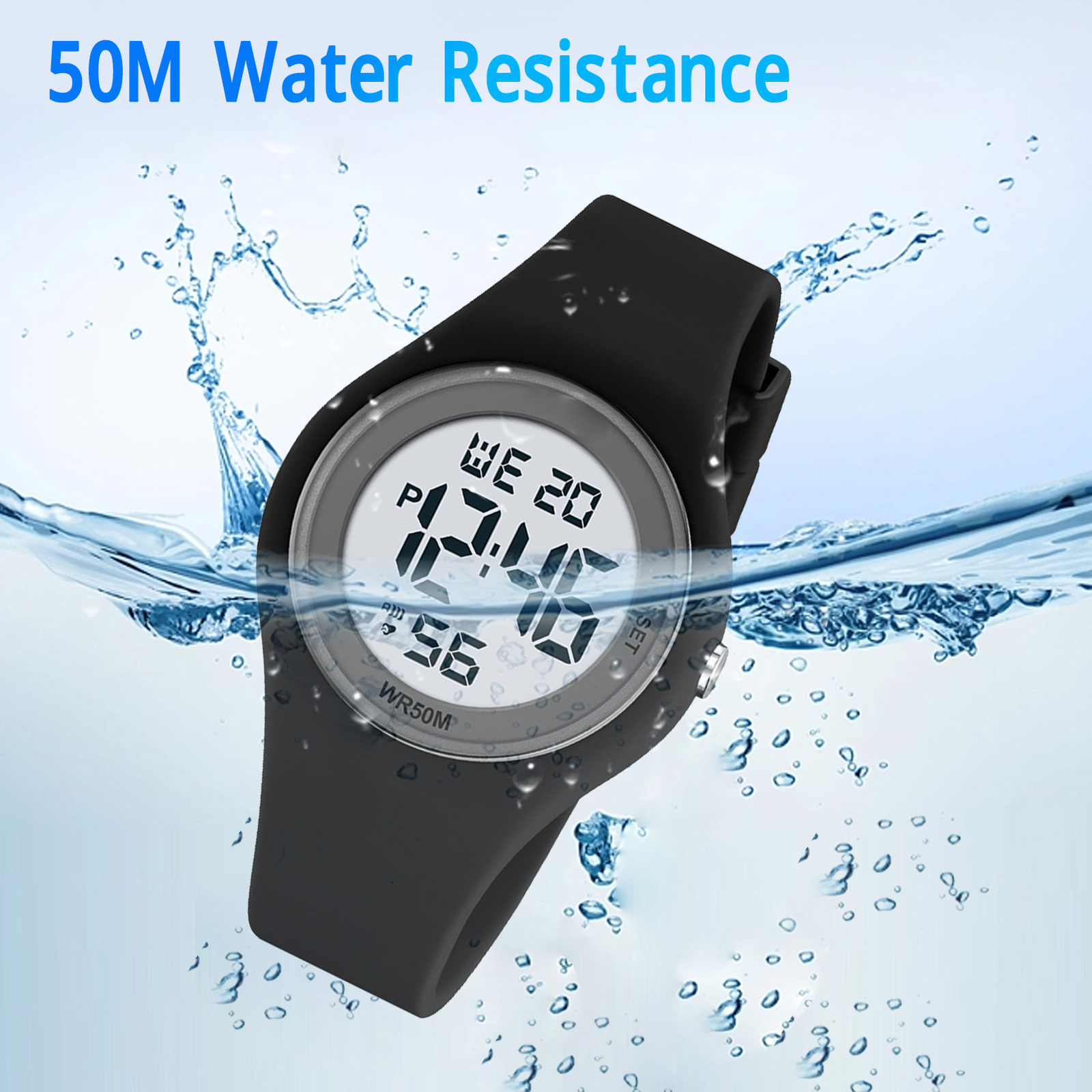 Kids Sports Watch Pedometer Kids Digital Watch For 5 To 15 Years Old Boys Gi NIC