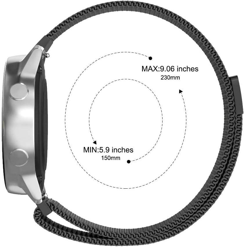 Compatible with Galaxy Watch 3 45Mm/Samsung Galaxy Watch 46Mm/Gear S3 Frontier/C