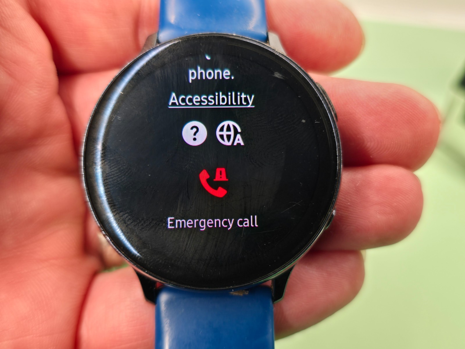 Samsung Galaxy Watch Active 2 44mm Black Stainless Steel LTE SM-R825U WORKING