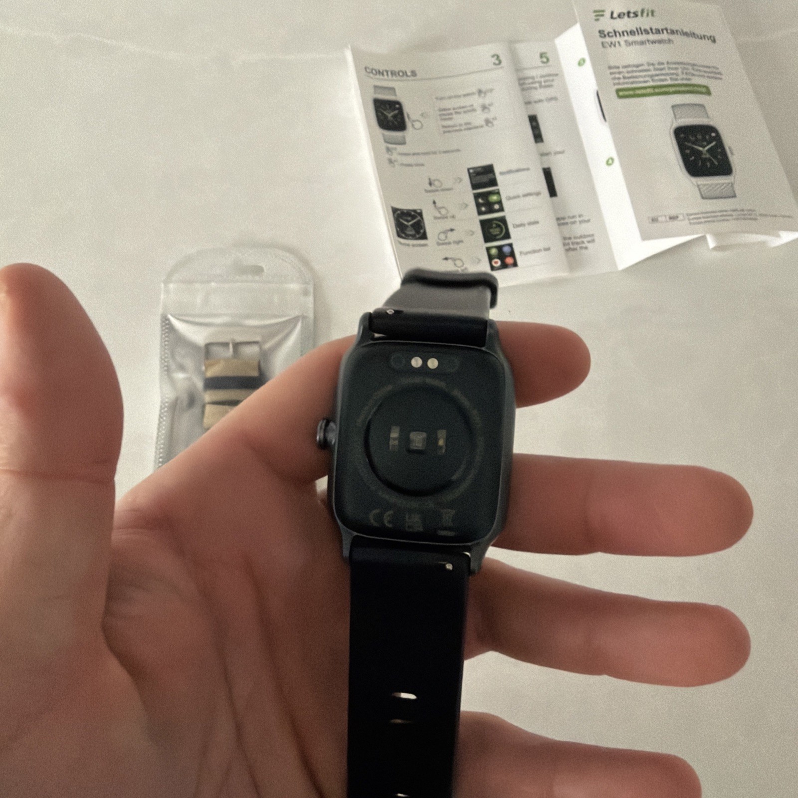 Letsfit EW1 Smart Watch Advanced Fitness & Health Tracking Black