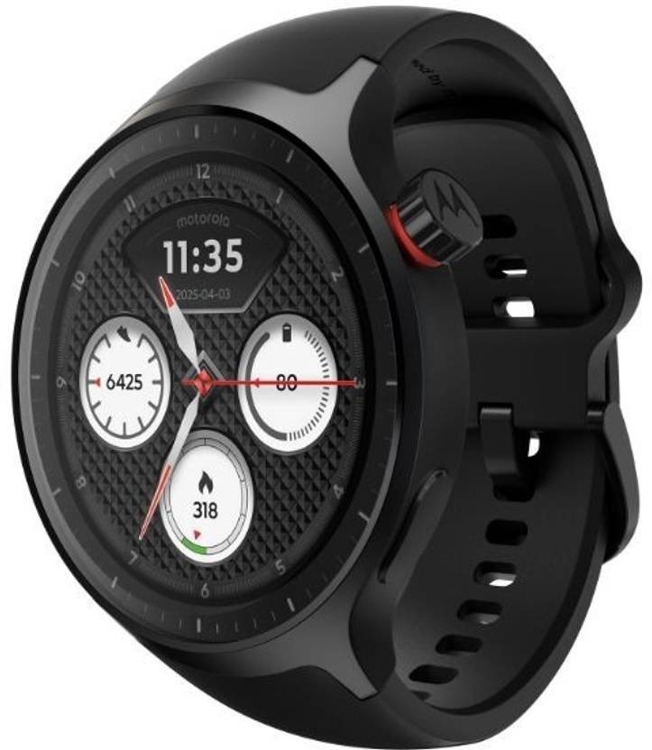 New Motorola Moto Watch 2026 XT2547-2 Smartwatch Volcanic Ash Silicone Sealed