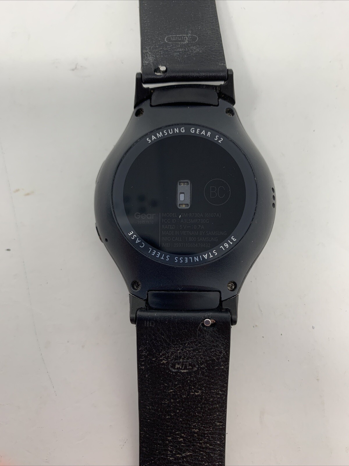 Samsung Gear S2 Watch With Band FOR PARTS – UNTESTED – CARRIER UNKNOWN