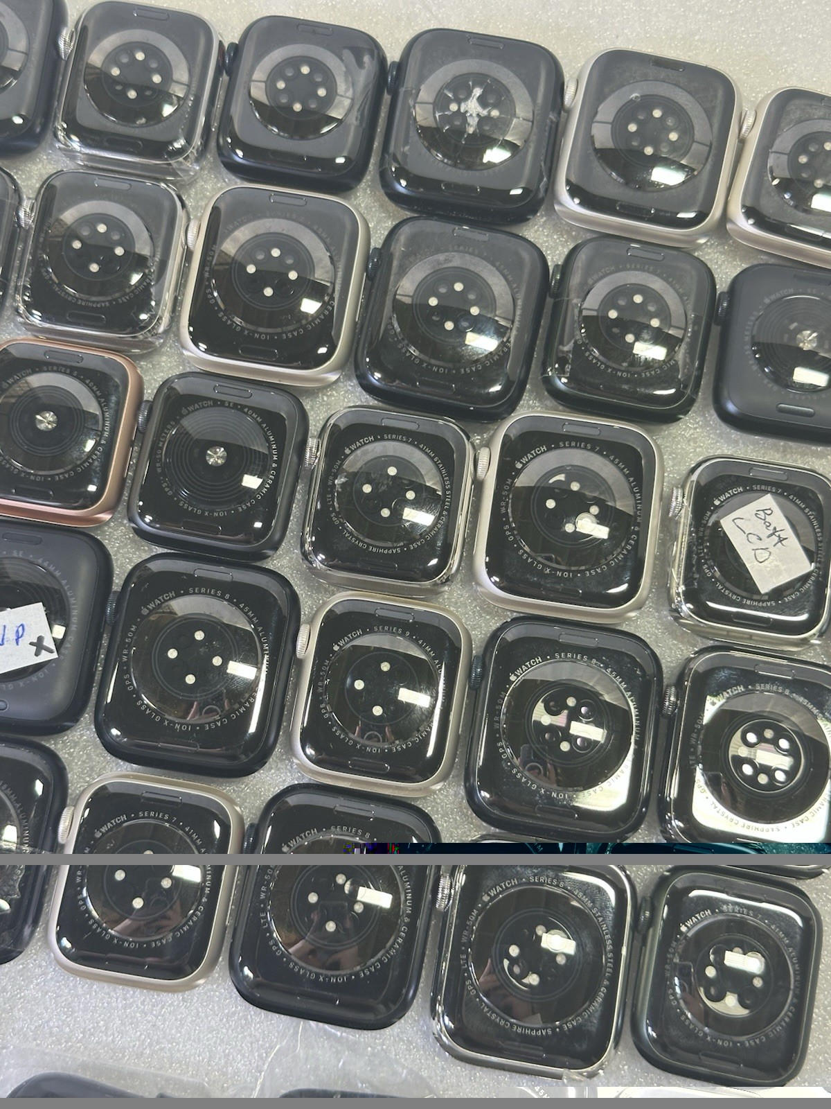 LOT OF 87 Apple Watch Series 1-10, SE 1st, 2nd. MIX of Models, Colors and GB