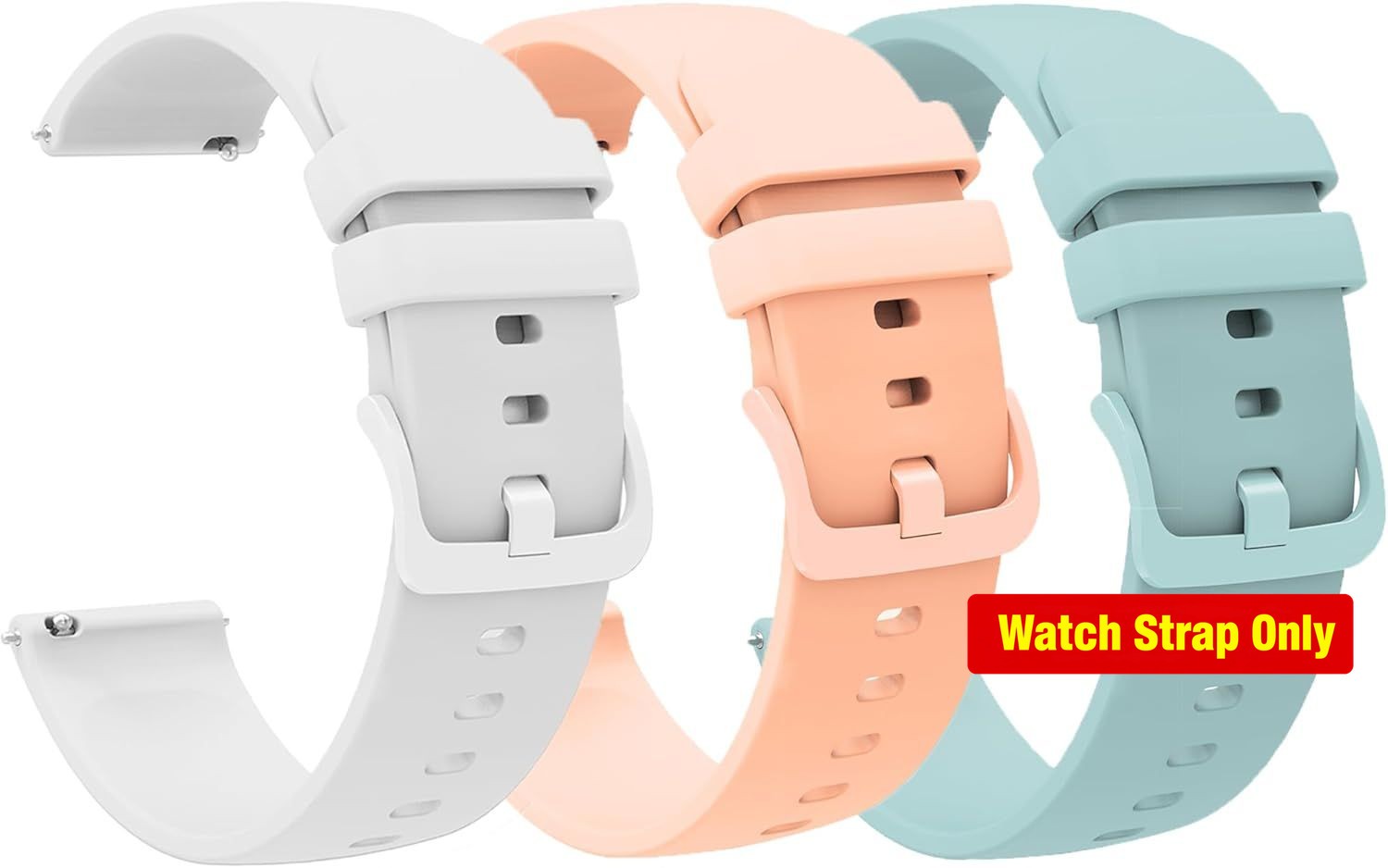 18mm Soft Silicone Bands for EGQINR H31 Smartwatch – Comfortable Strap Options