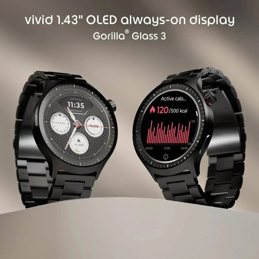 Motorola Moto Watch Smartwatch XT2547 Built-in GPS, Waterproof, Moto AI US Stock