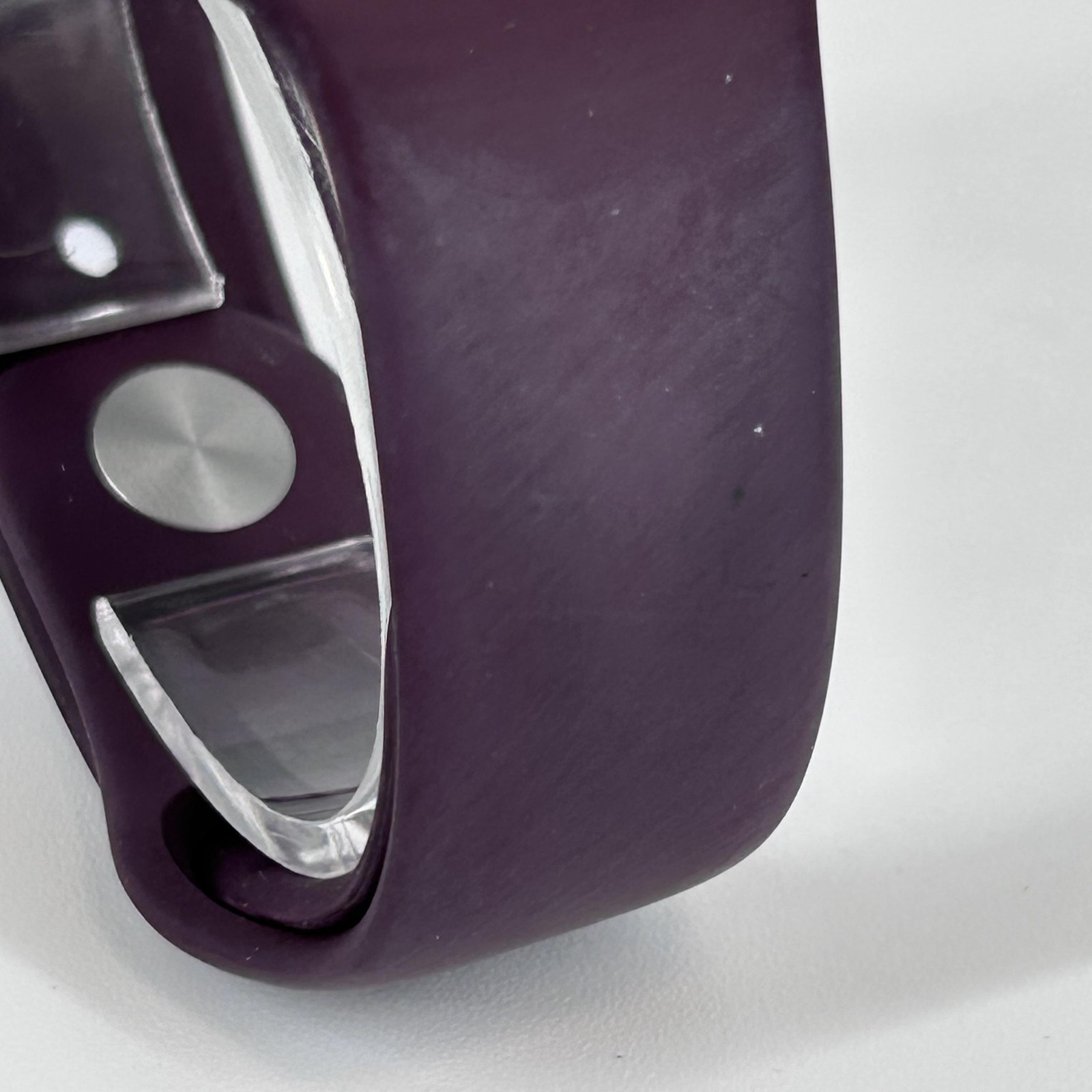 Apple Watch (Series 9) 41mm Silver Stainless Steel (LTE) w/ Purple Sport – Good