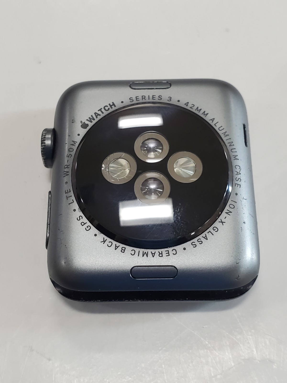 Apple Watch Series 3 42mm A1861 GPS + Cellular Space Gray – For Parts – – 2E4M