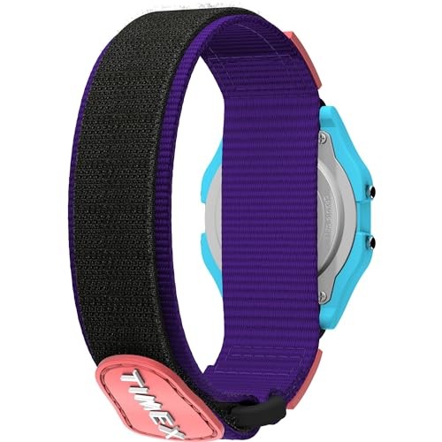 Timex TW2W724009J Unisex Classic Digital 36mm Watch Purple/Blue