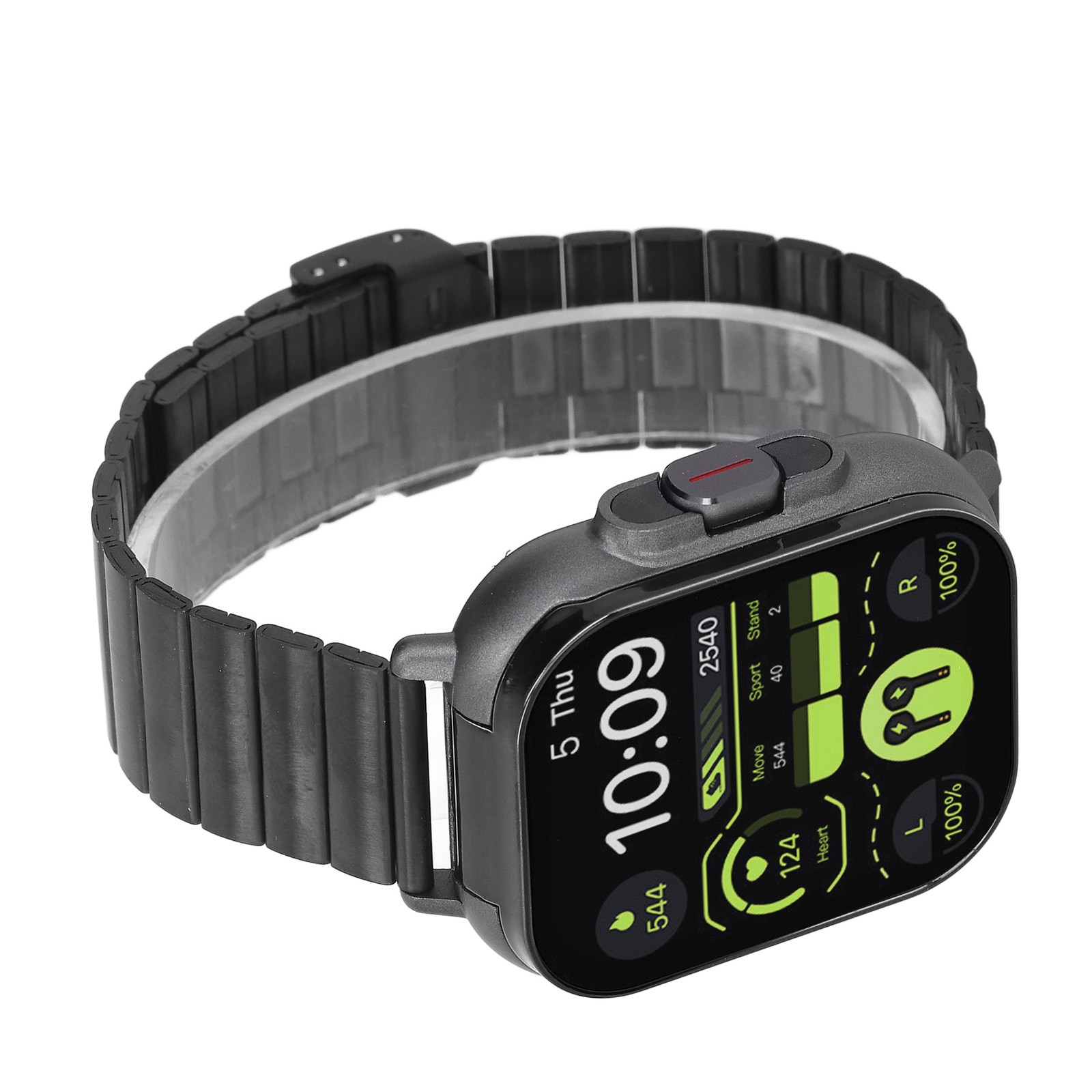 2 In 1 Smart Watch With Earbuds 2.01 Inch HD Touch Screen Bluetooth Call