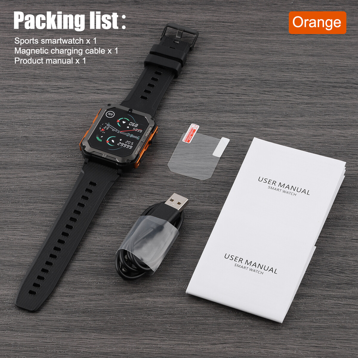 Military Smart Watch for Men(Answer/Make Calls) Rugged Tactical Fitness Tracker-