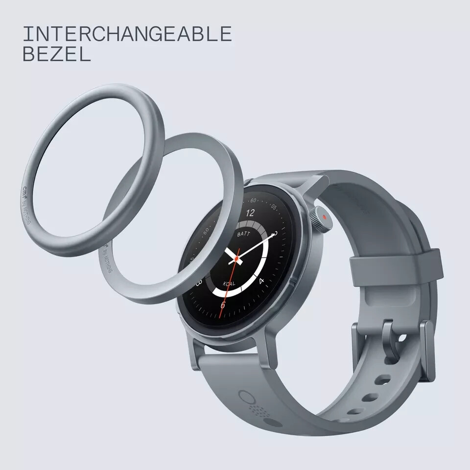 CMF by Nothing Watch 2 Pro Ash Gray 1.32″ AMOLED Gesture Control GPS Smartwatch