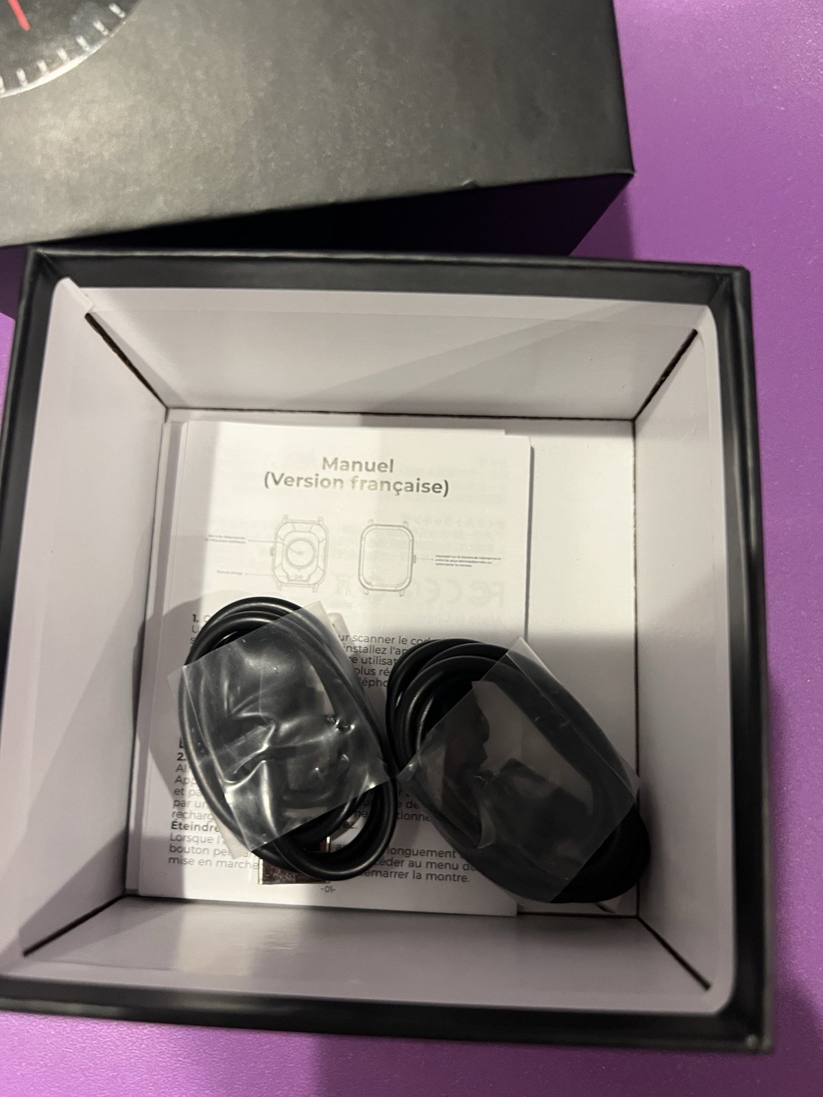 Smart Watch 44mm Black Metal Case BT 16GB Android Wear ALL ACCESSORIES INCLUDED