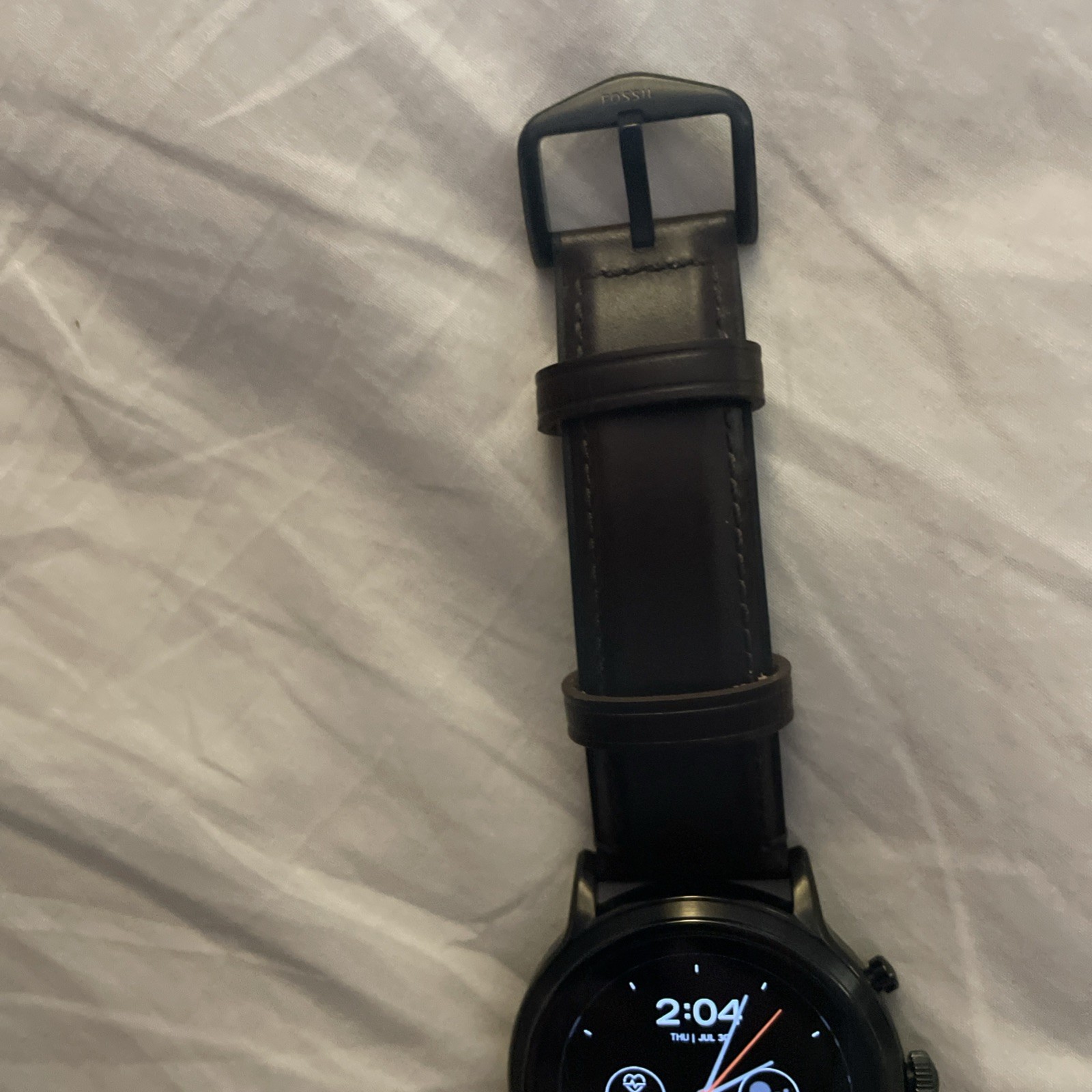 Fossil Smartwatch Carlyle HR 4258 Gen 5 Black/Brown – Open Box