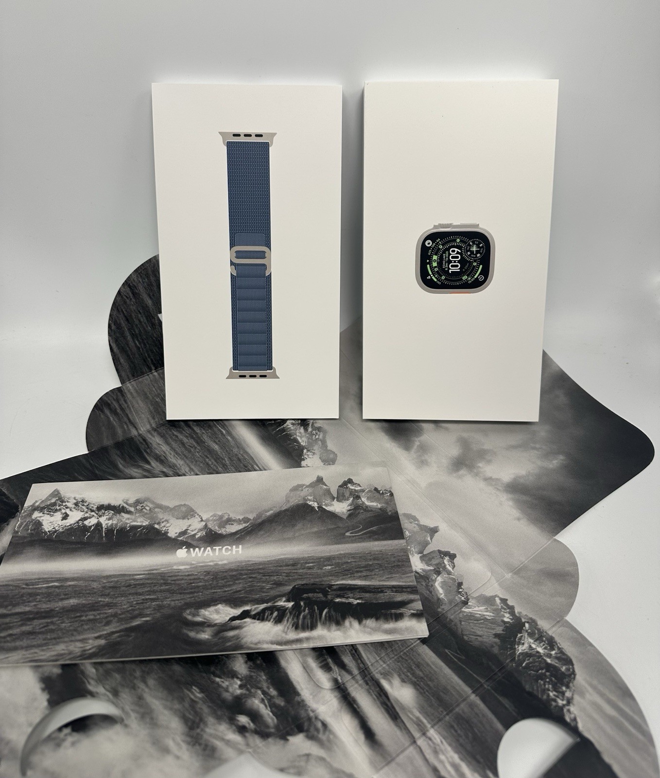 Apple Watch Ultra 3 GPS Cell 49mm Titanium Case Blue Alpine Loop Size L SEALED
