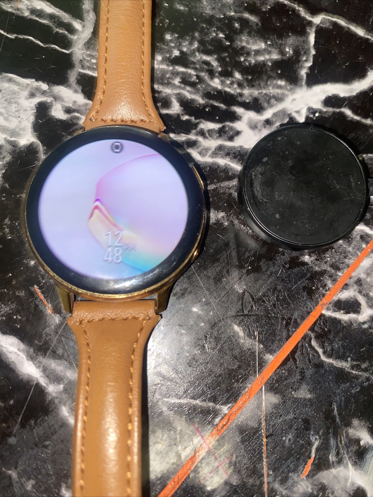 Samsung Galaxy Active 2 Smartwatch (Gold) 40MM Shwroom Model +band/cord NO BOX