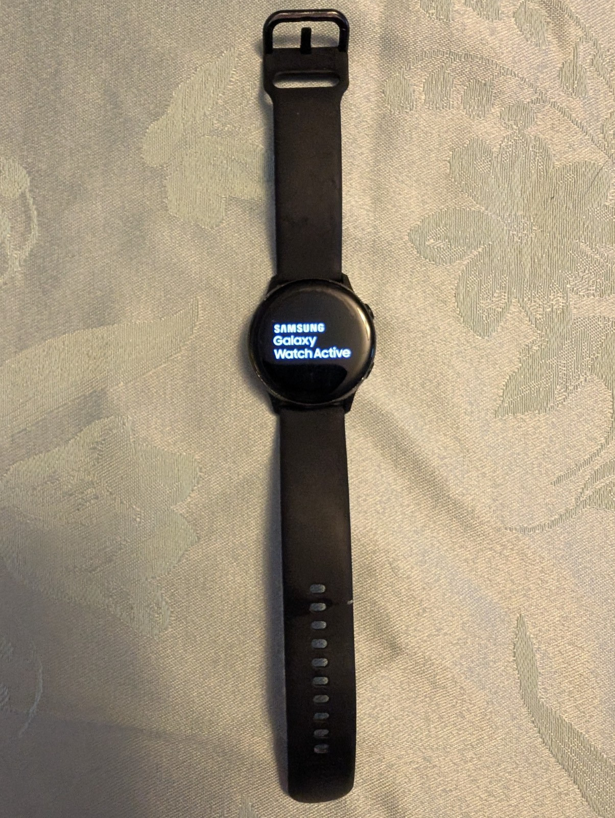 Samsung Galaxy Watch Active2 44mm Black Case with Black Silicone Band…