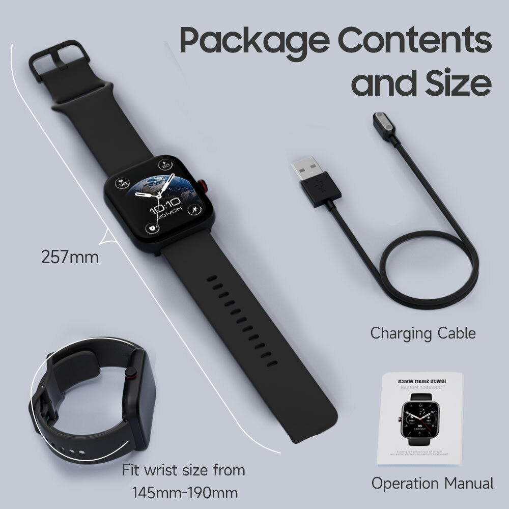 Smart Watch Men Women Fitness Tracker Heart Rate Watches for Android iOS iPhone