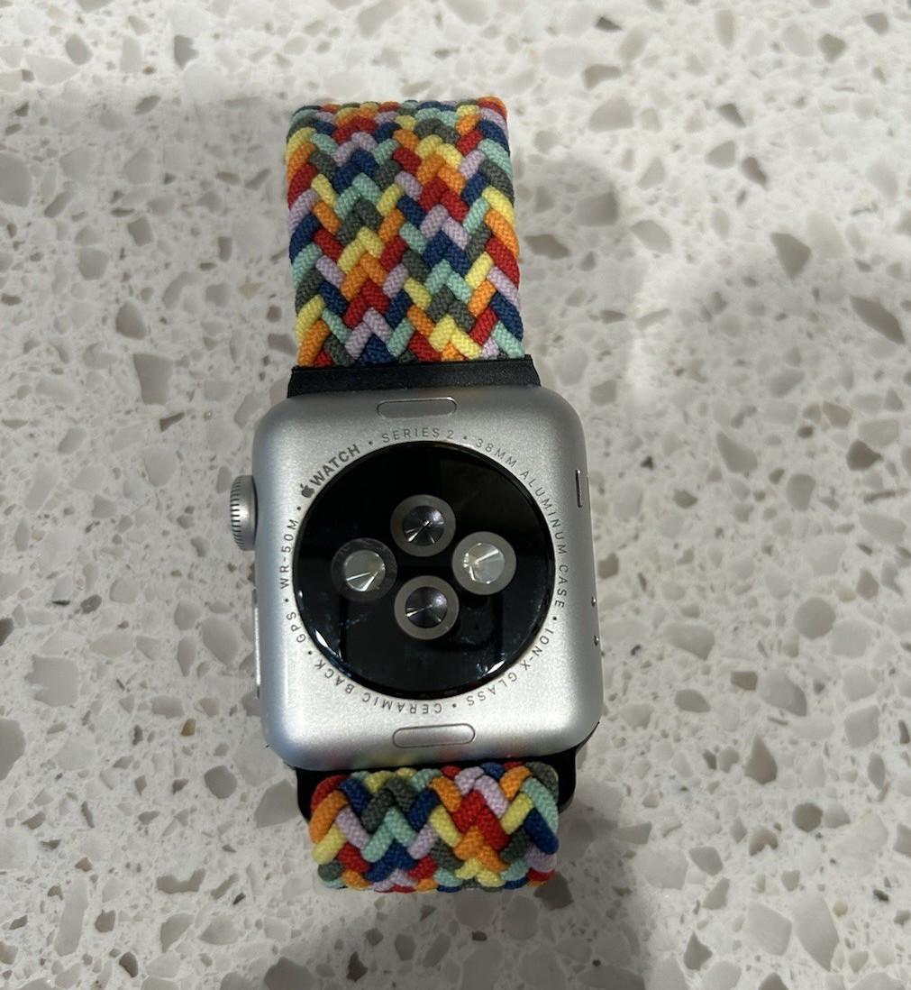 Apple Watch Series 2 38mm Silver Aluminum Case, GPS, HR Monitor, 8GB, Unlocked
