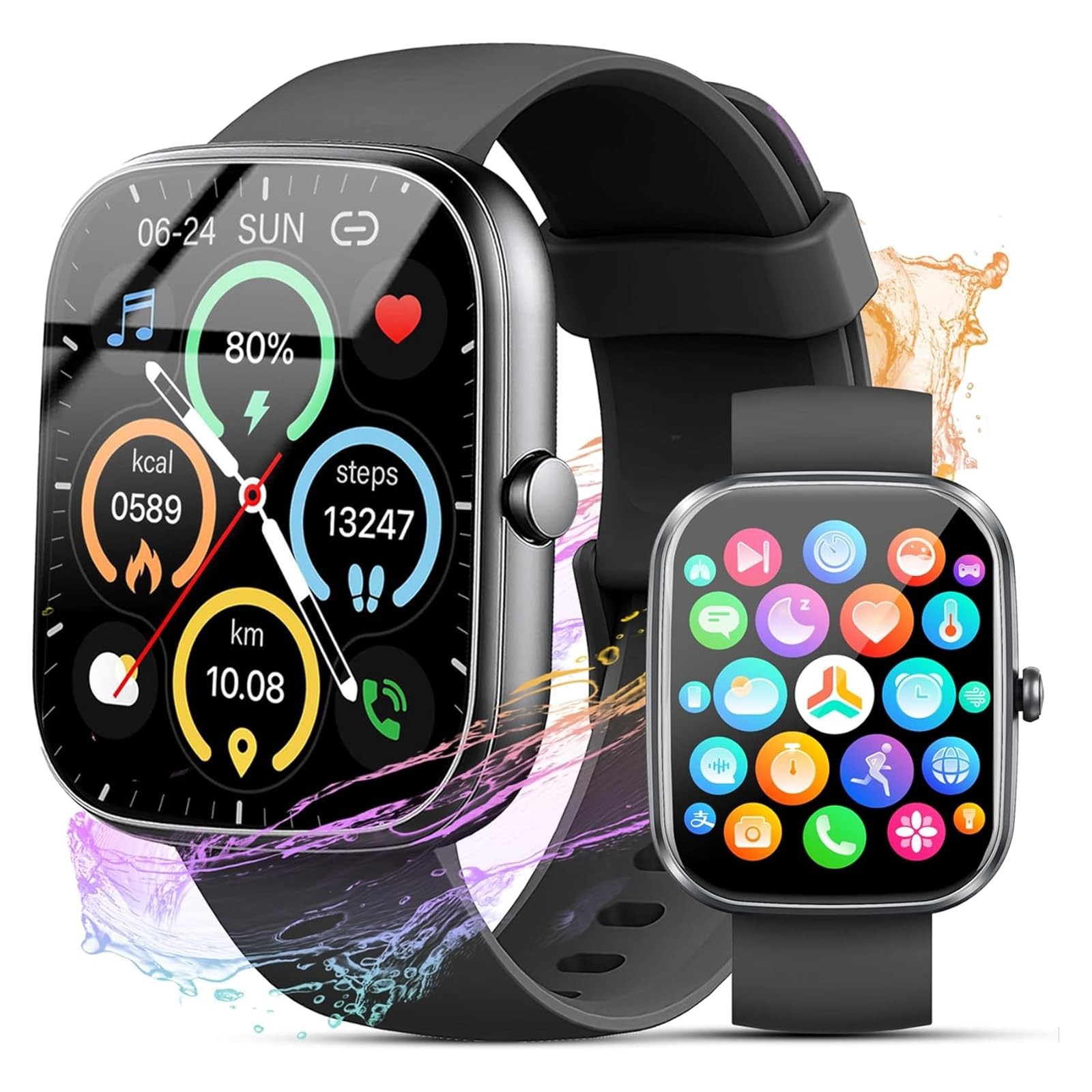 for Men , 1.91″with Answer/Make , Fitness Tracker with 100+ Sport Modes, Watc…