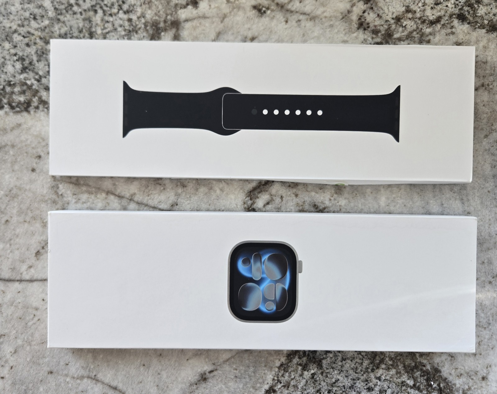 Apple Watch Series 11 46mm GPS Space Gray w/ M/L Black Sport Band MEV44LW/A