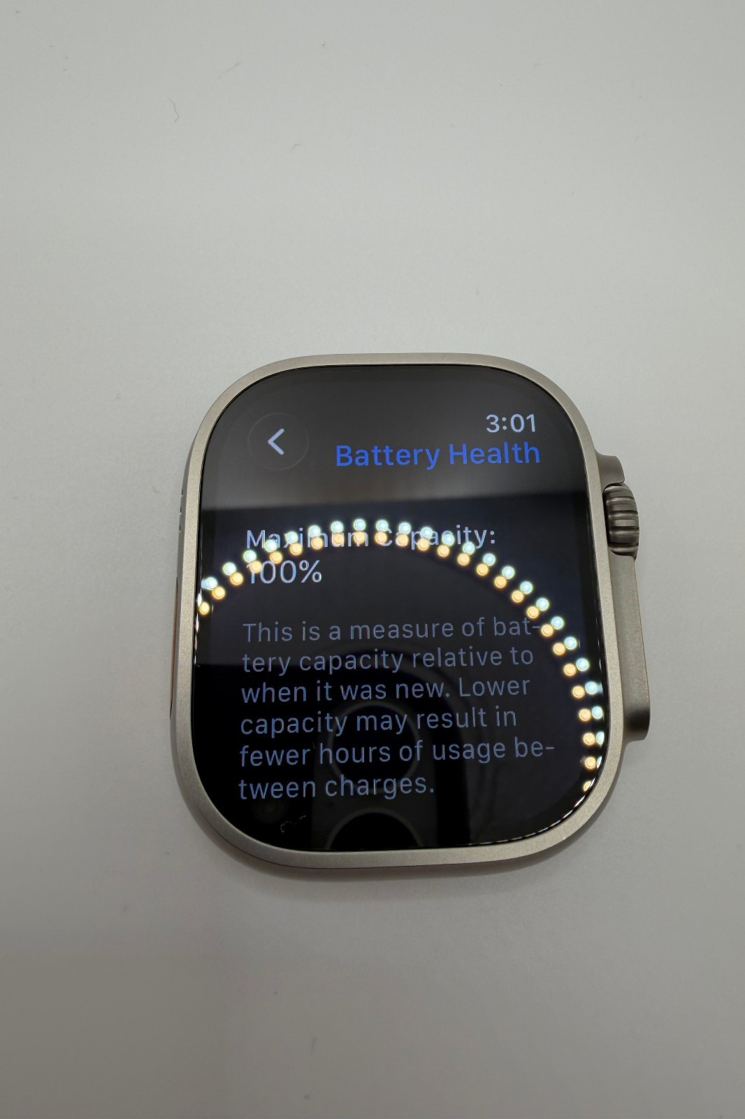 Apple Watch Ultra 3 49mm A3281 Natural Titanium with 3 OEM Apple Bands