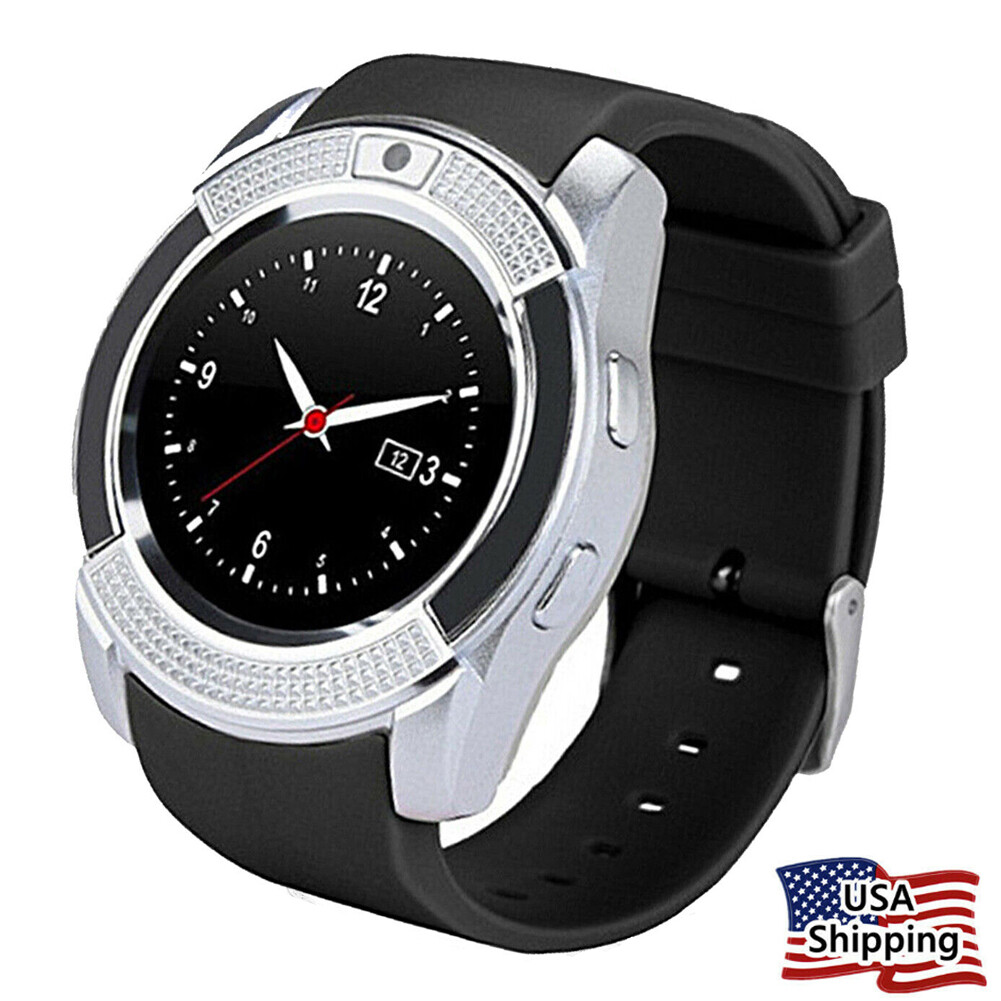 Smart Watch Bluetooth Wrist Watch Fitness Tracker Call Text For Android Phones