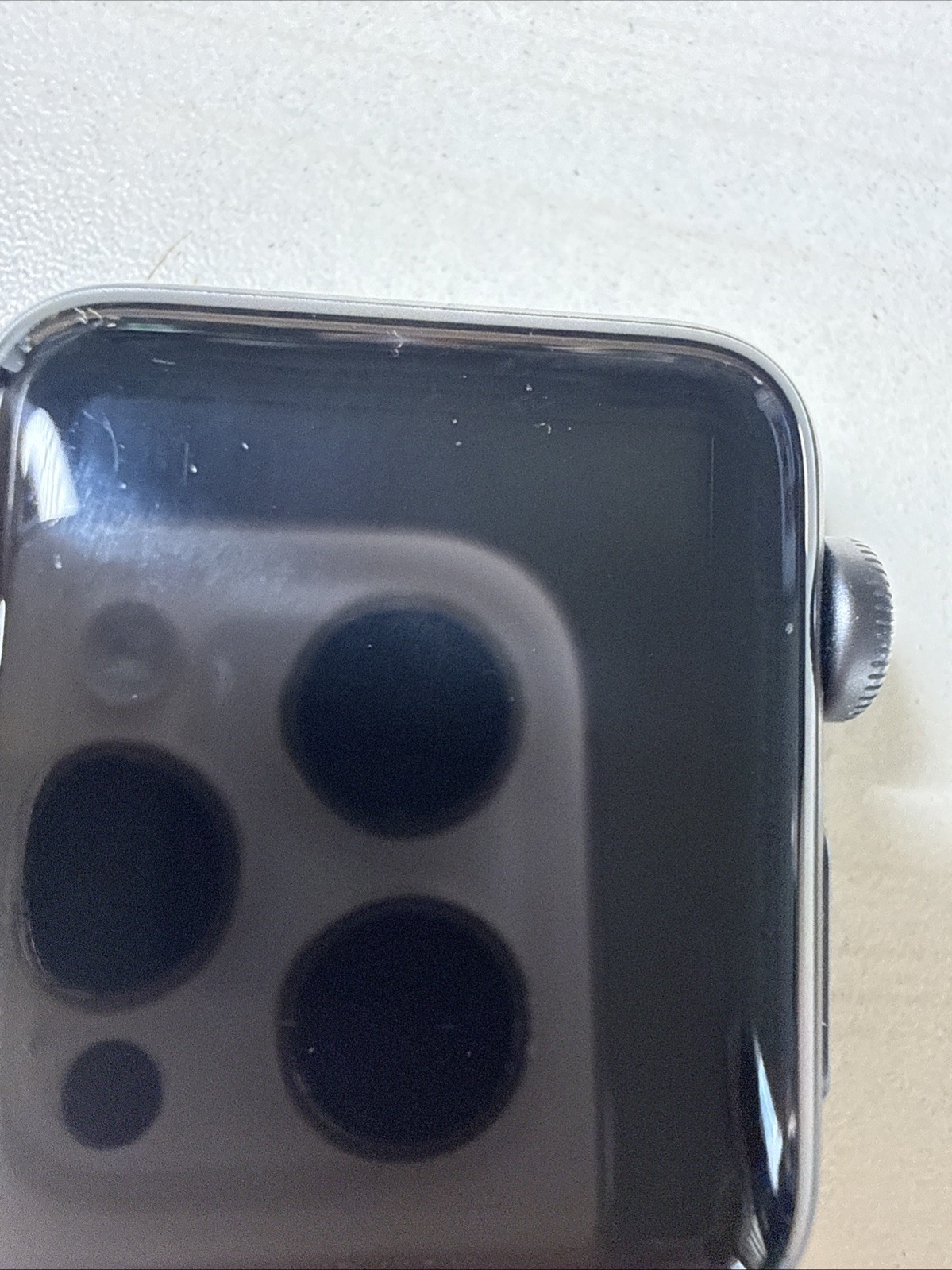 GPS Only Apple Watch Series 3 Space Grey A1858 38MM A1858 Watch Face Only