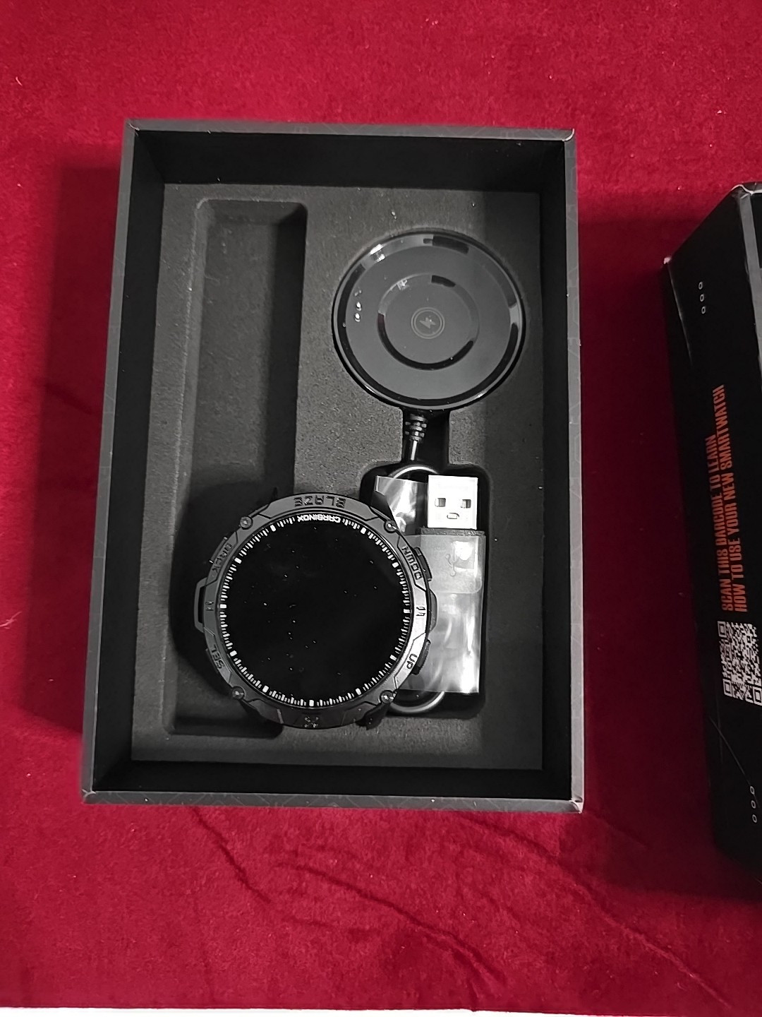 CARBINOX “BLAZE TYPE R ” Tactical Military Smartwatch IP69K Black No Band