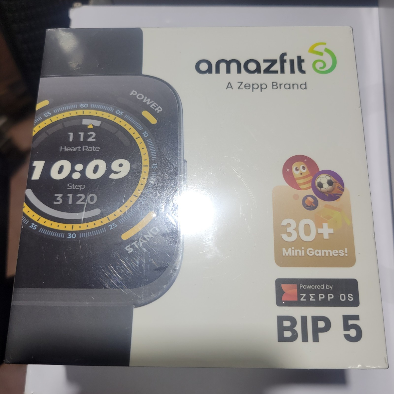 Amazfit Bip 5 Smart Watch | 1.91″ Display | Bluetooth | GPS – Soft Black – NEW