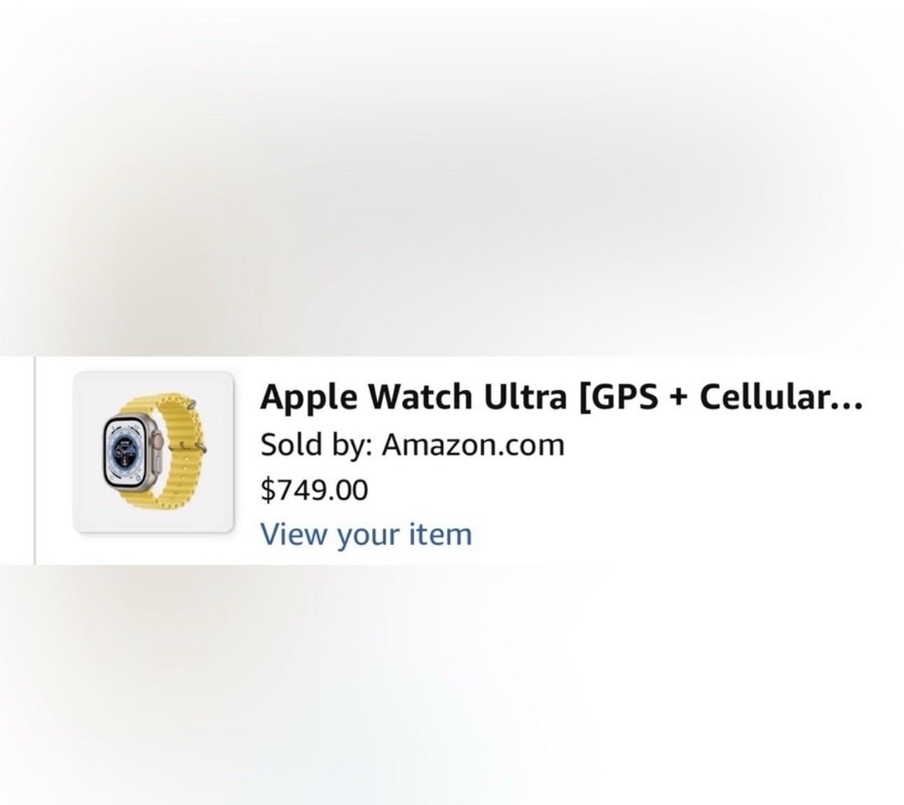 Apple Watch Ultra 49mm Titanium Case w/ Yellow Ocean Band, GPS + Cell, Huge Lot