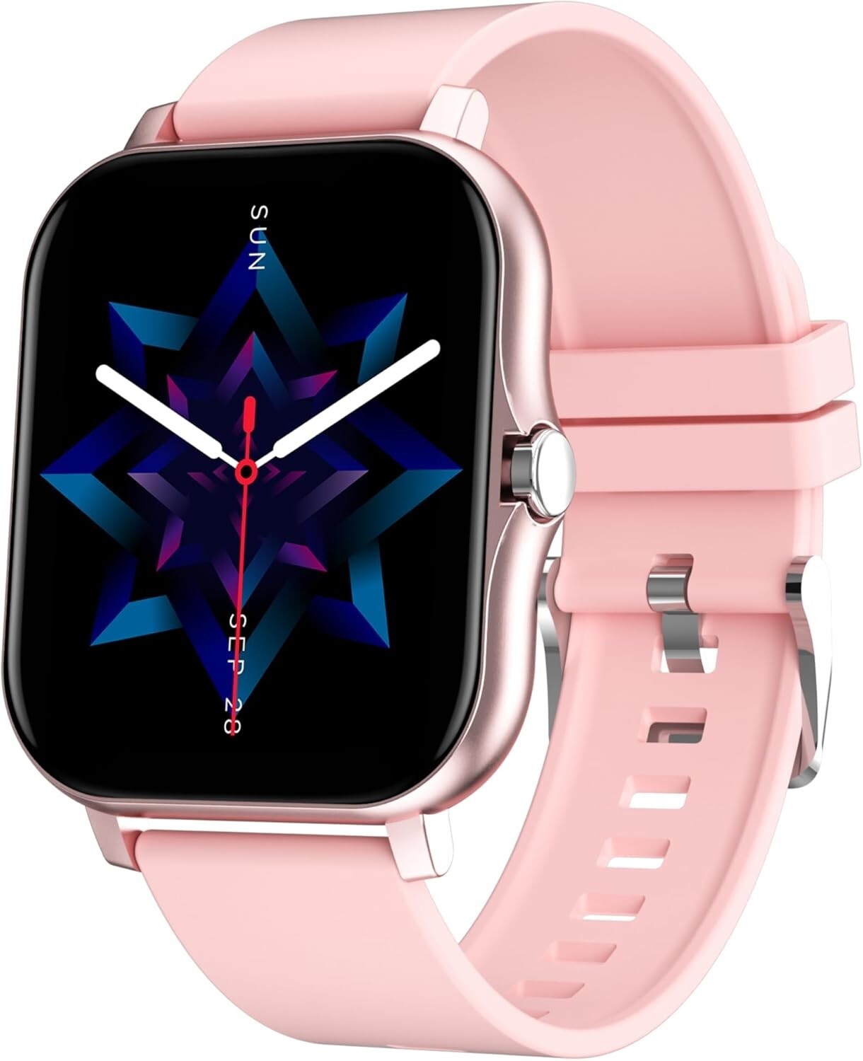 xgviegz smart watch for Women IOS and Android Fitness Tracker NEW PINK
