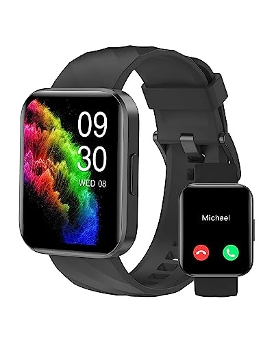 Smart Watches for Men Women (Answer/Make Calls) Compatible with Black
