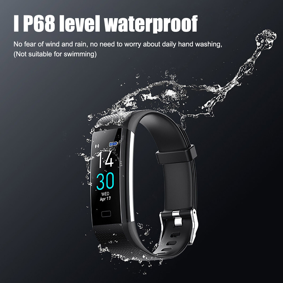 Fitness Activity Tracker Oxygen Heart Rate Sport Fit-bit Smart Watch Monitor NEW