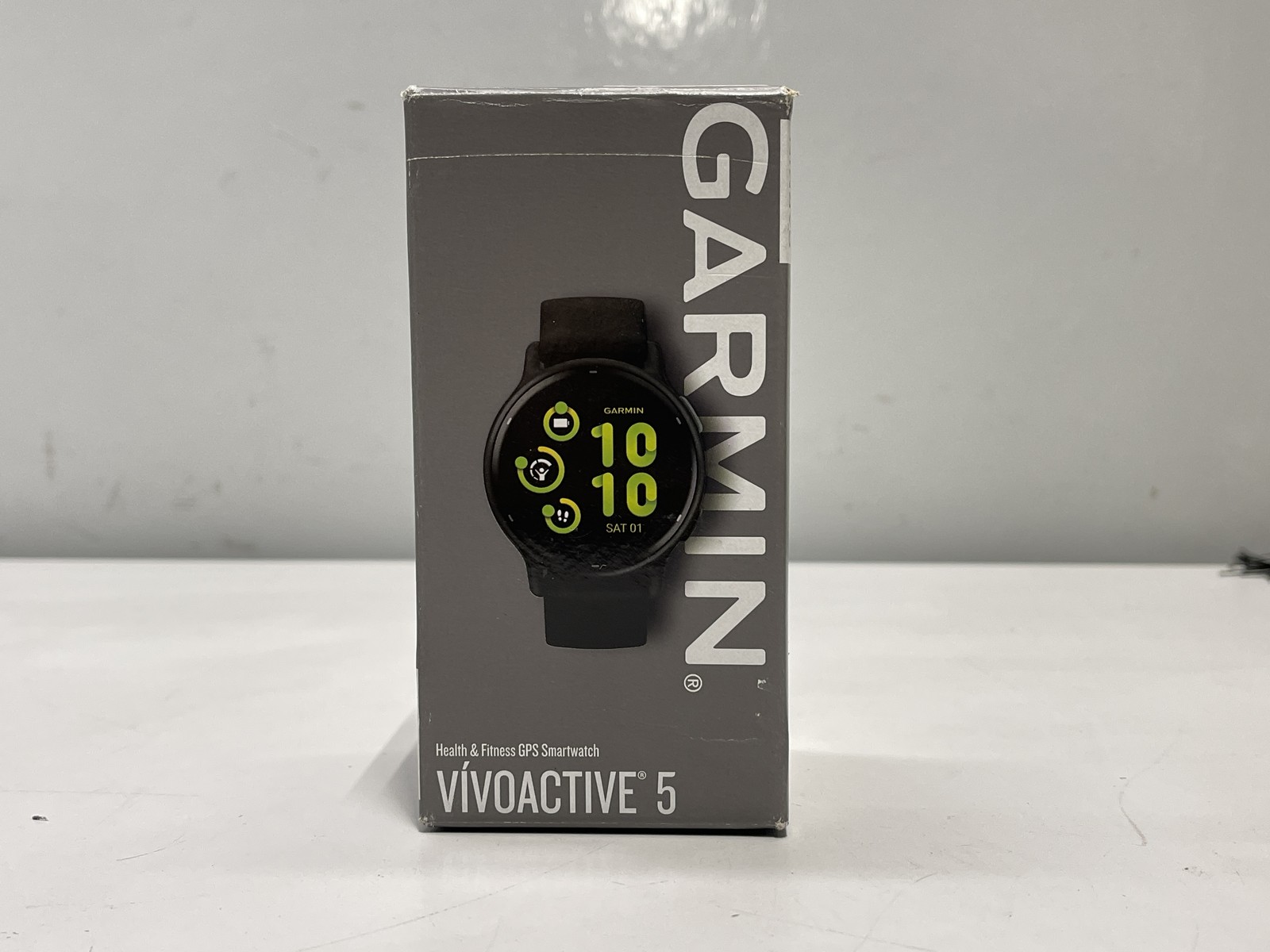 Garmin-vívoactive 5 GPS Smartwatch 42mm – Slate Aluminum Black