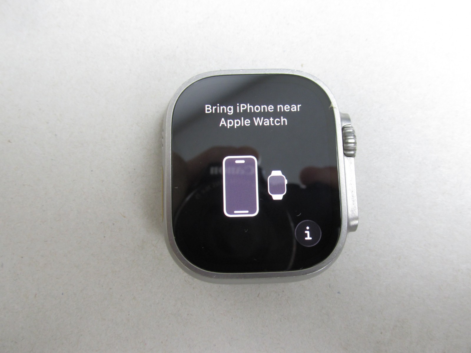 Apple Watch Ultra 49MM Natural Titanium MQET3LL/A *Case Only**Read**Check IMEI*