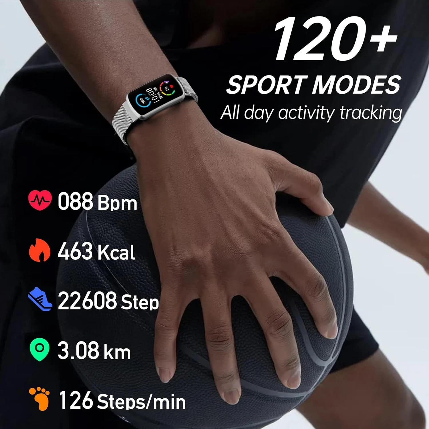 Best Budget Fitness Tracker/Smart Watch, HR, BP, Blood Ox, Sleep, Menstrual, New