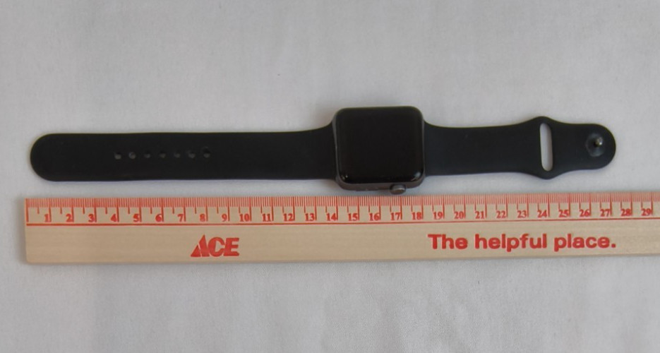Apple Watch Series 3 42mm GPS + WiFi + Bluetooth Grey Black Band #W5311