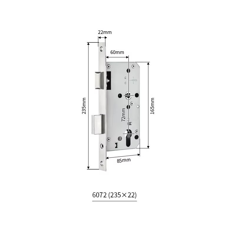 Various mortises of smart locks