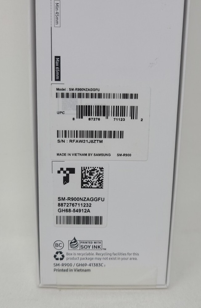 Samsung Galaxy Watch 5 Golf Edition SM-R900 40mm Gray Bezel with Two-Tone Band