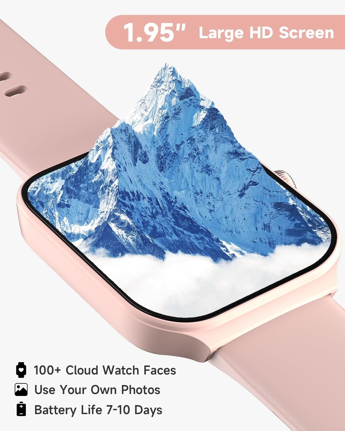 2025 Smart Watch For Men/Women, Waterproof Smartwatch Bluetooth iPhone Samsung