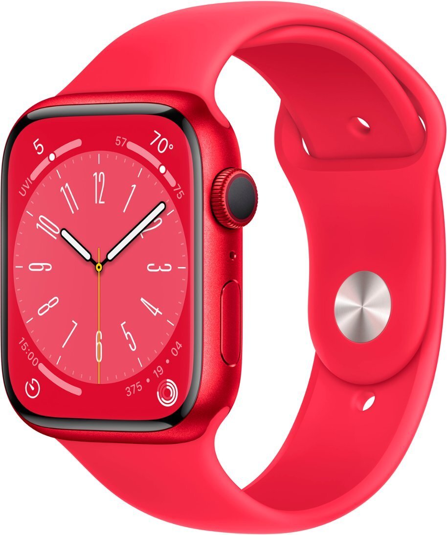 Apple Watch Series 8 GPS 41/45mm Midnight Starlight Red Silver M/L